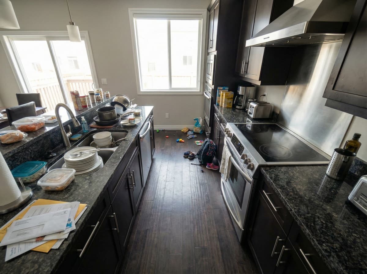 Before a cleaning services job