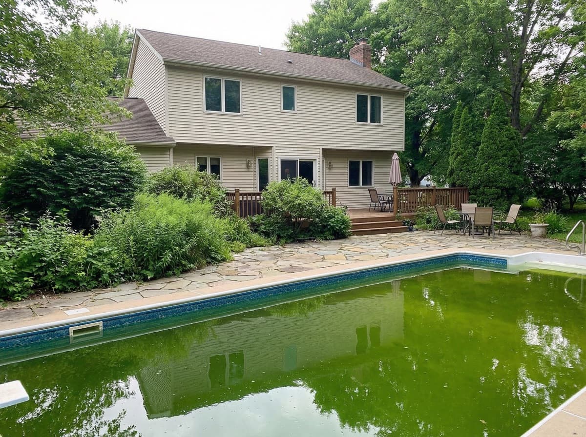 Before a pool service job