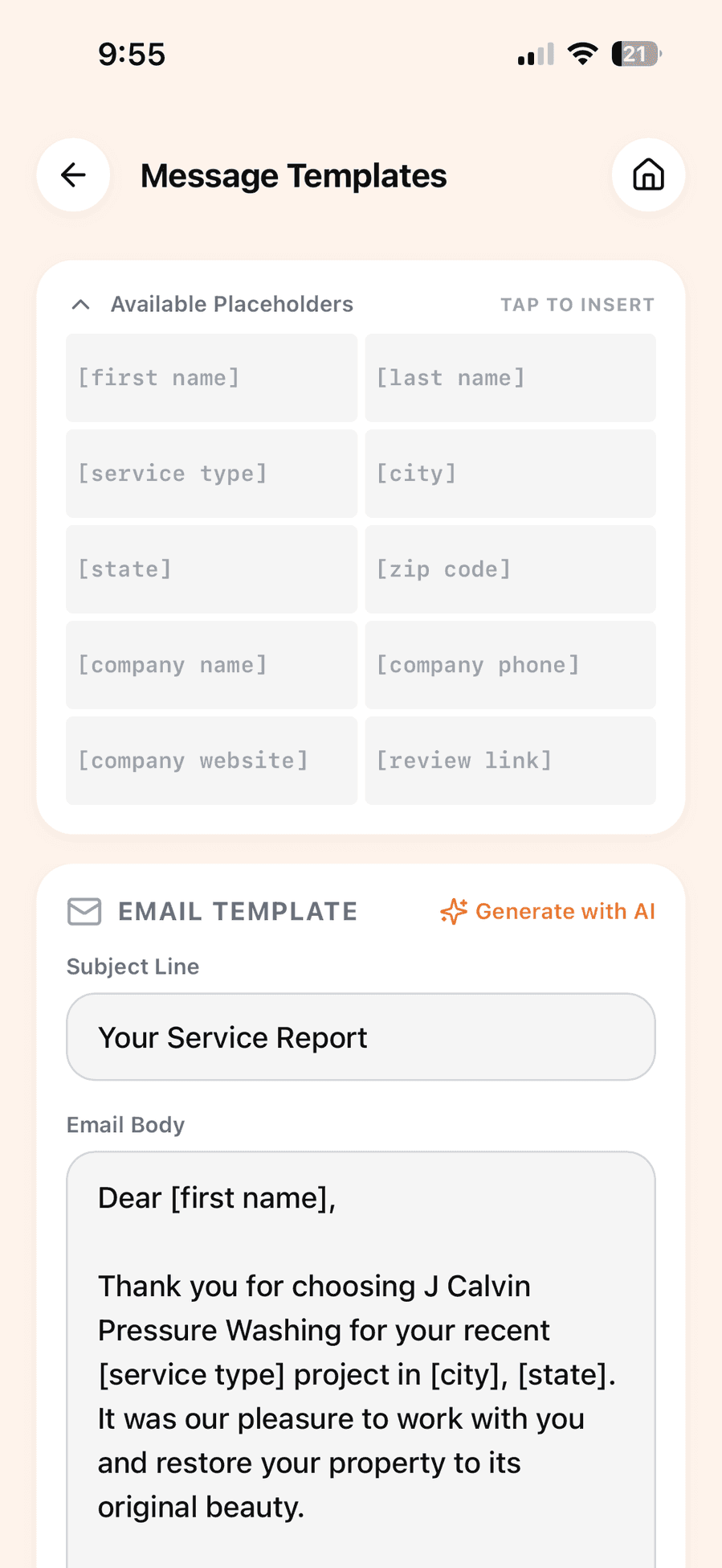 Share Anywhere screenshot